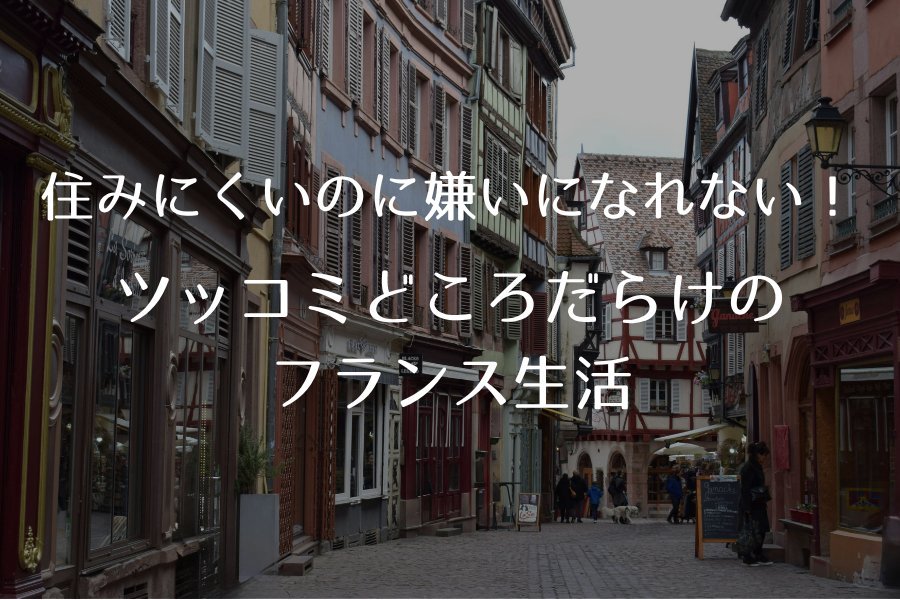 ツッコミどころだらけのフランス生活